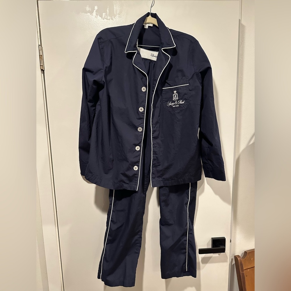 Sporty & Rich Navy Blue Pajamas